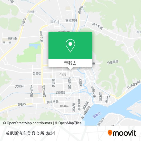 威尼斯汽车美容会所地图