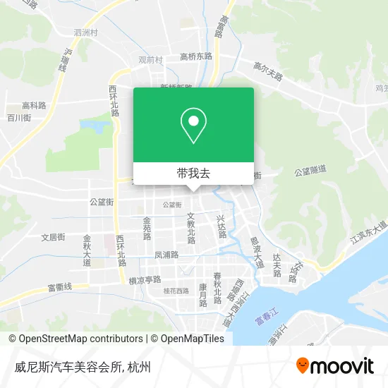 威尼斯汽车美容会所地图
