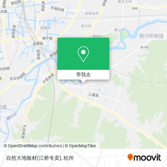 自然大地板材(江桥专卖)地图