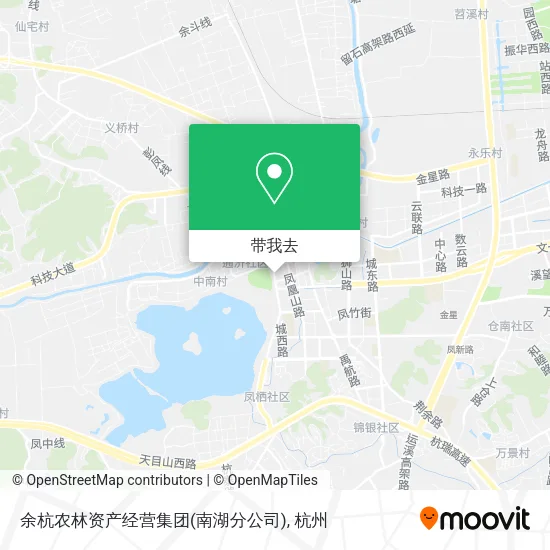 余杭农林资产经营集团(南湖分公司)地图