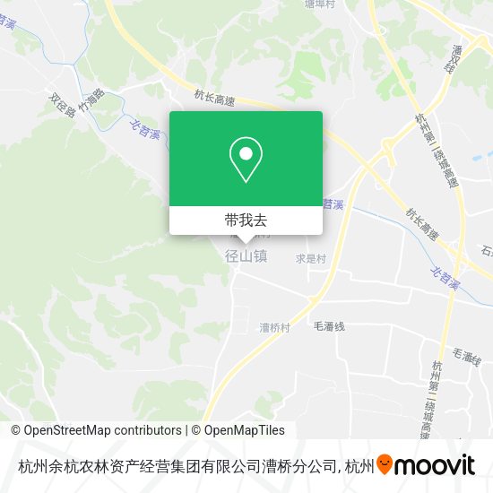 杭州余杭农林资产经营集团有限公司漕桥分公司地图