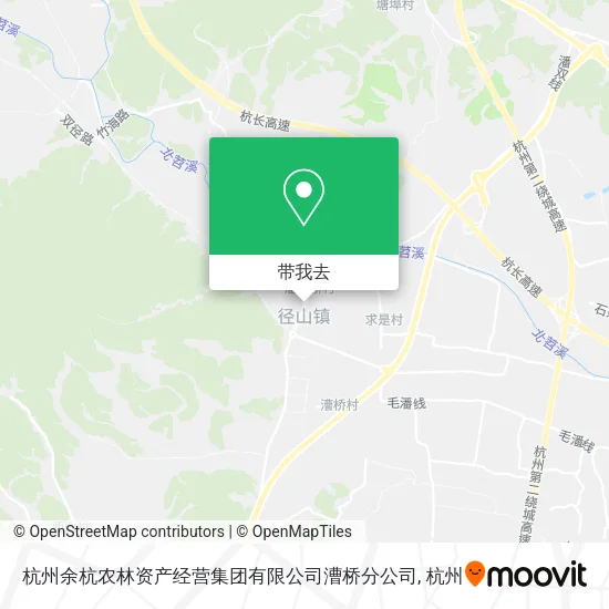 杭州余杭农林资产经营集团有限公司漕桥分公司地图
