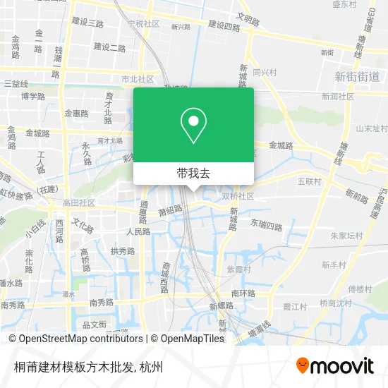 桐莆建材模板方木批发地图