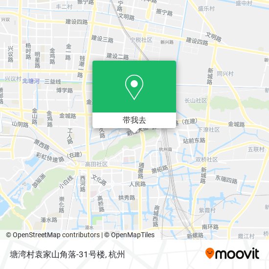 塘湾村袁家山角落-31号楼地图