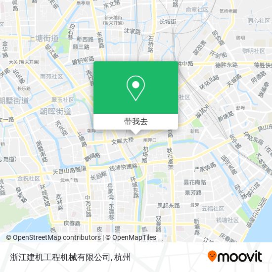 浙江建机工程机械有限公司地图