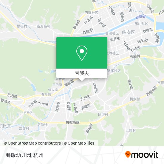 卦畈幼儿园地图
