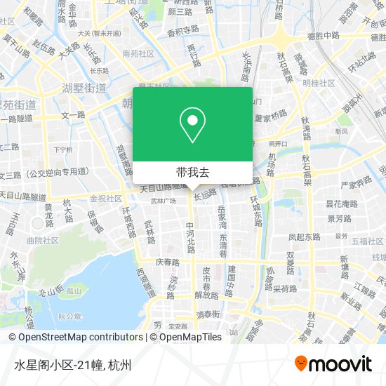 水星阁小区-21幢地图