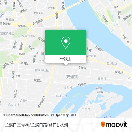 兰溪口三号桥/兰溪口路(路口)地图