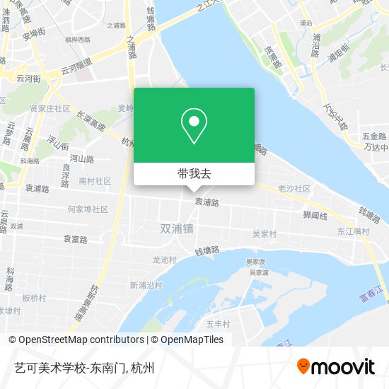 艺可美术学校-东南门地图