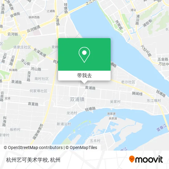 杭州艺可美术学校地图