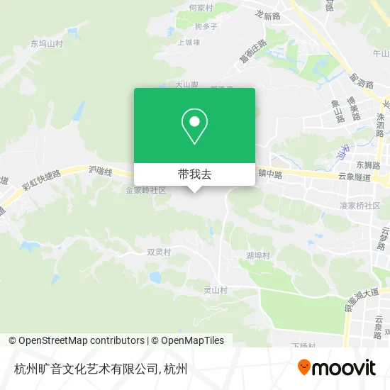 杭州旷音文化艺术有限公司地图