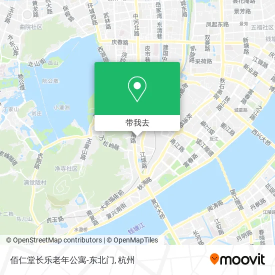 佰仁堂长乐老年公寓-东北门地图