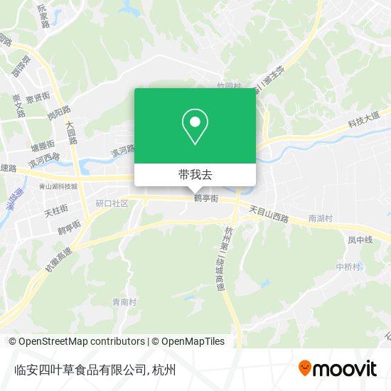 临安四叶草食品有限公司地图