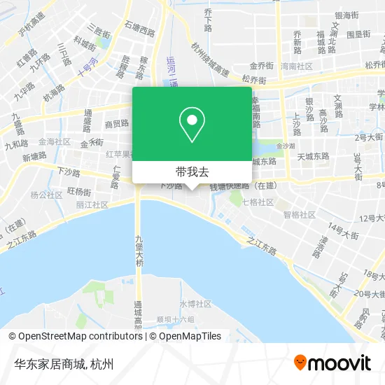 华东家居商城地图