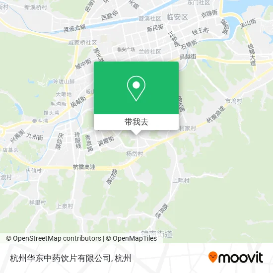 杭州华东中药饮片有限公司地图