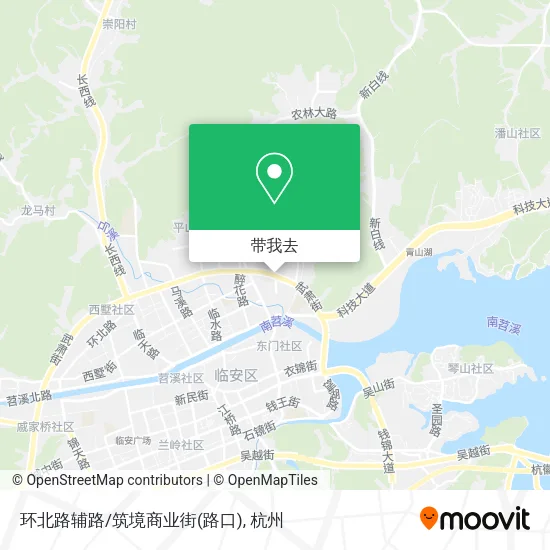 环北路辅路/筑境商业街(路口)地图