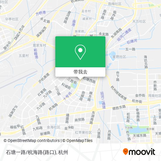 石塘一路/杭海路(路口)地图