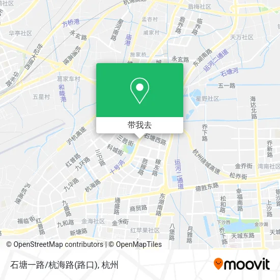 石塘一路/杭海路(路口)地图