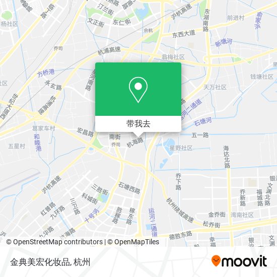金典美宏化妆品地图