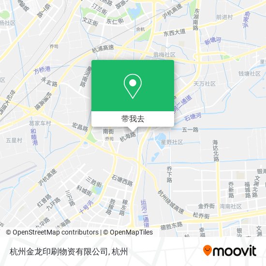 杭州金龙印刷物资有限公司地图