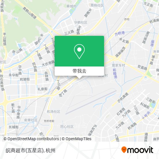 皖商超市(五星店)地图