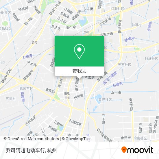 乔司阿超电动车行地图
