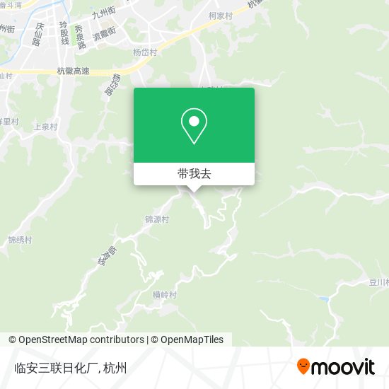 临安三联日化厂地图