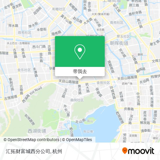 汇拓财富城西分公司地图