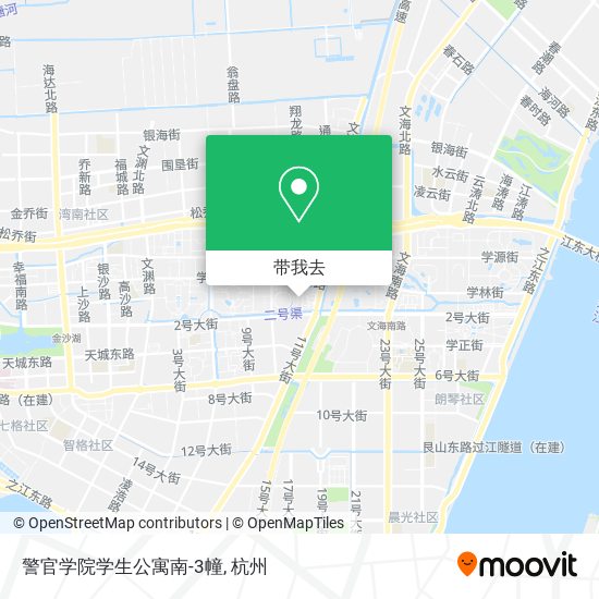 警官学院学生公寓南-3幢地图