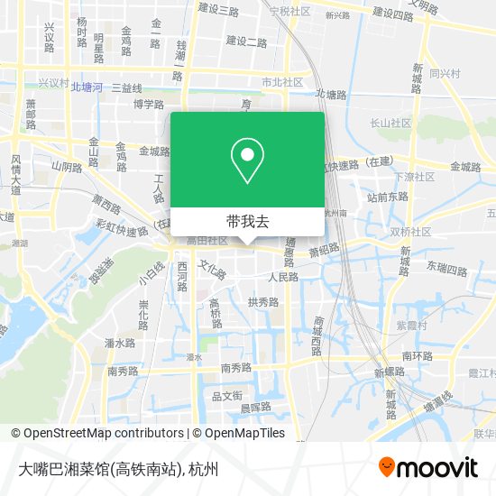 大嘴巴湘菜馆(高铁南站)地图