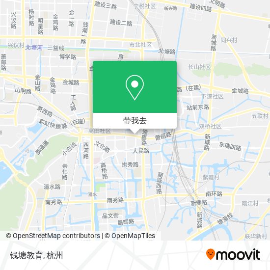 钱塘教育地图