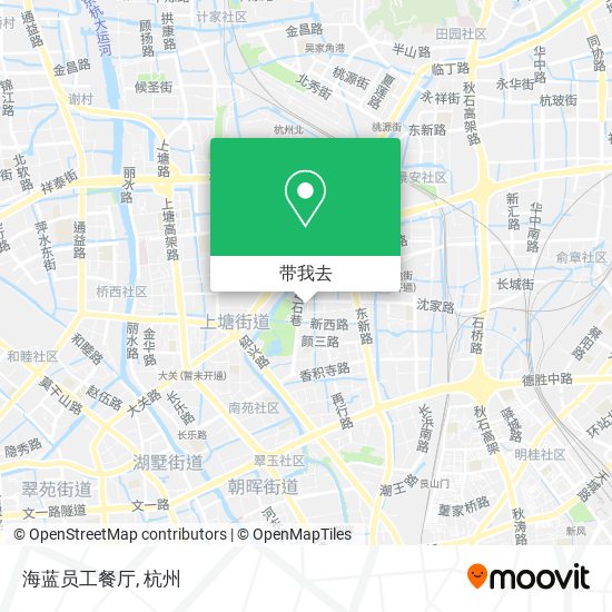 海蓝员工餐厅地图
