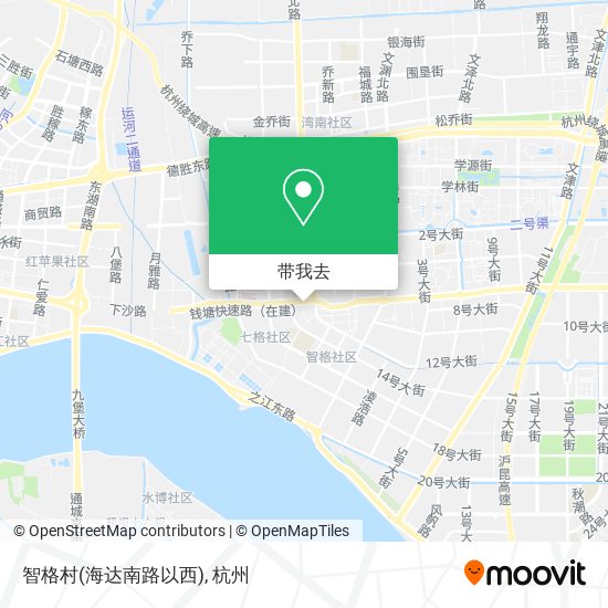 智格村(海达南路以西)地图