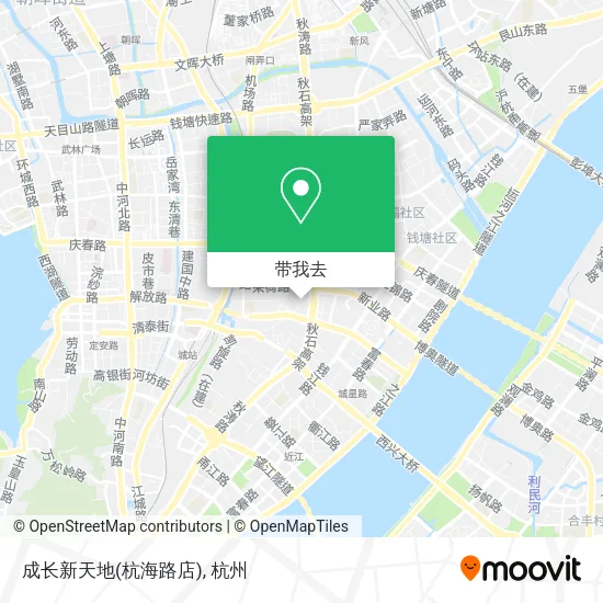 成长新天地(杭海路店)地图