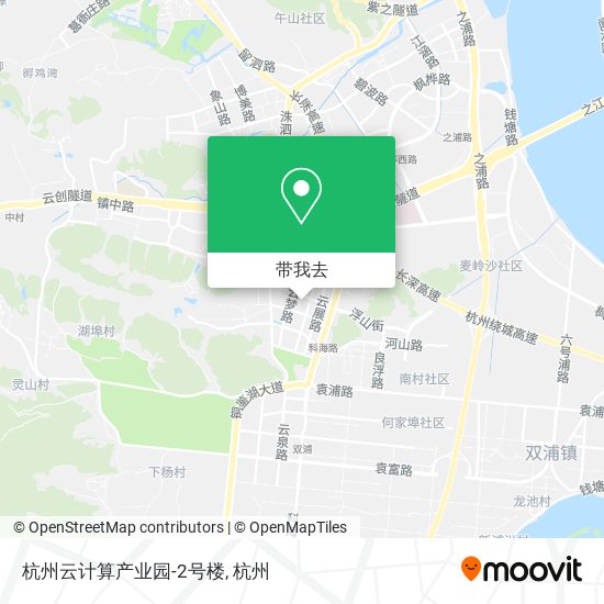杭州云计算产业园-2号楼地图