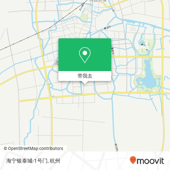 海宁银泰城-1号门地图