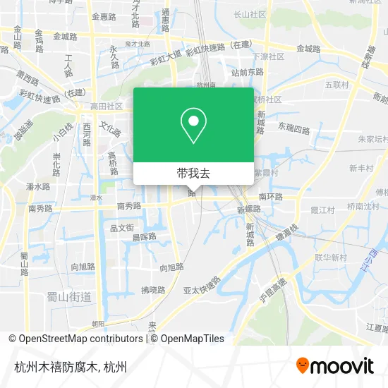 杭州木禧防腐木地图