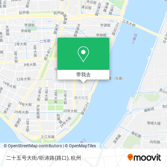 二十五号大街/听涛路(路口)地图