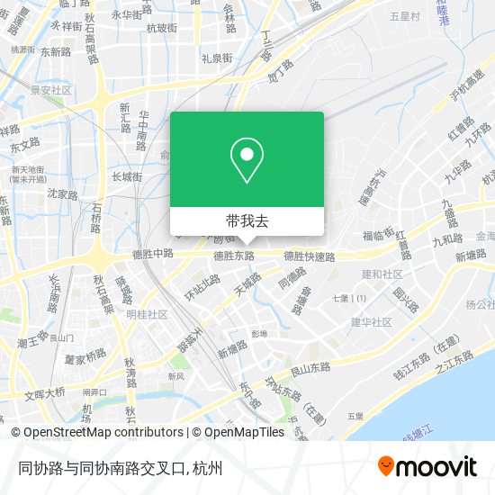 同协路与同协南路交叉口地图