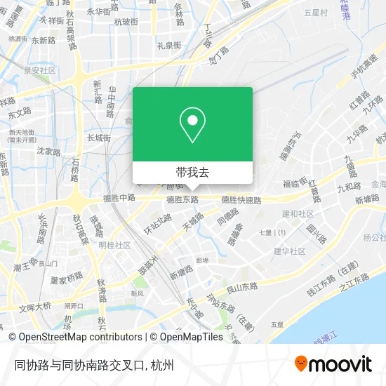同协路与同协南路交叉口地图