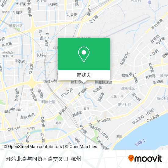 环站北路与同协南路交叉口地图