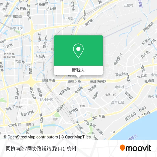 同协南路/同协路辅路(路口)地图
