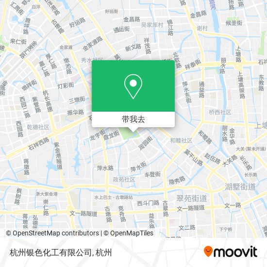 杭州银色化工有限公司地图