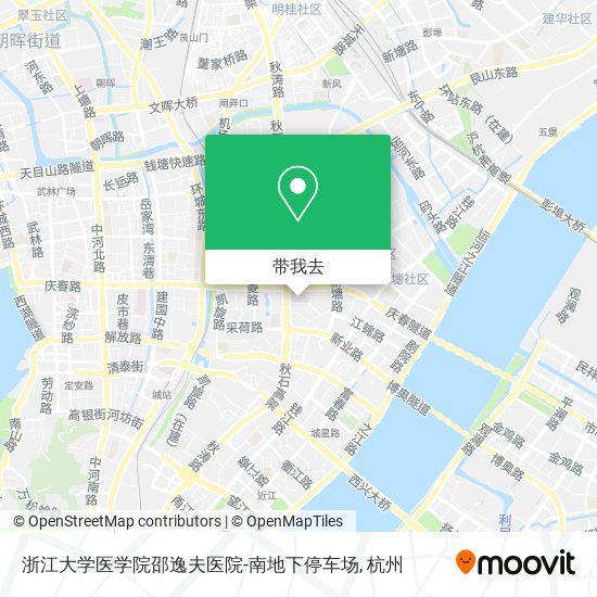 浙江大学医学院邵逸夫医院-南地下停车场地图
