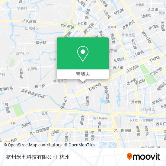 杭州米七科技有限公司地图