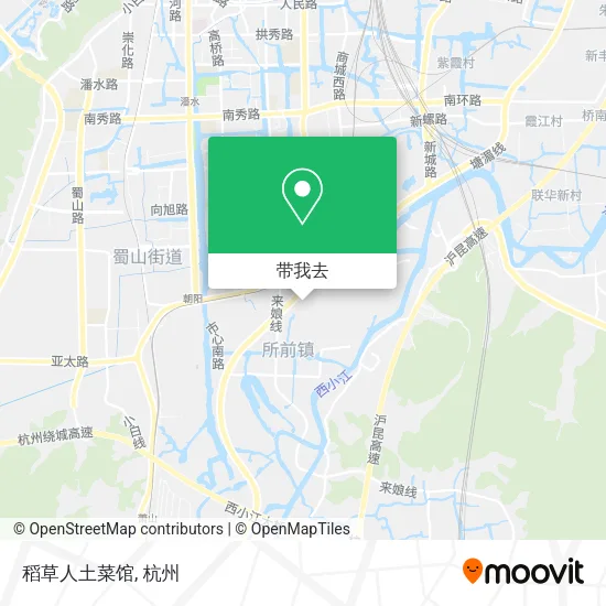 稻草人土菜馆地图