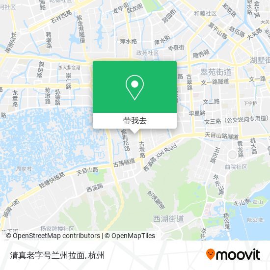 清真老字号兰州拉面地图