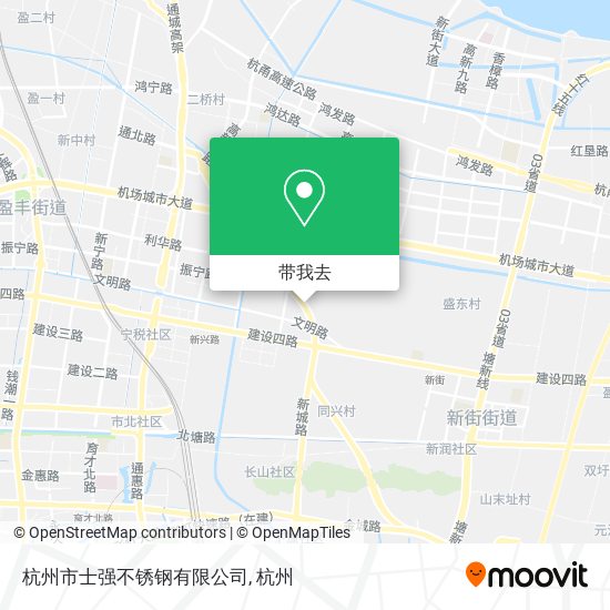 杭州市士强不锈钢有限公司地图