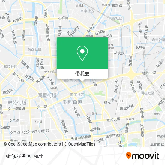 维修服务区地图