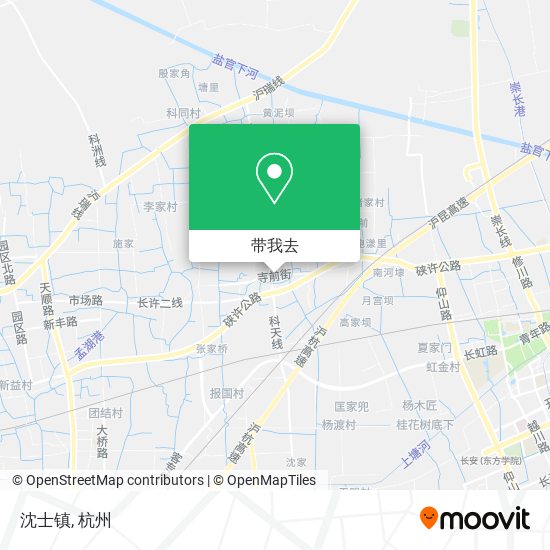 沈士镇地图